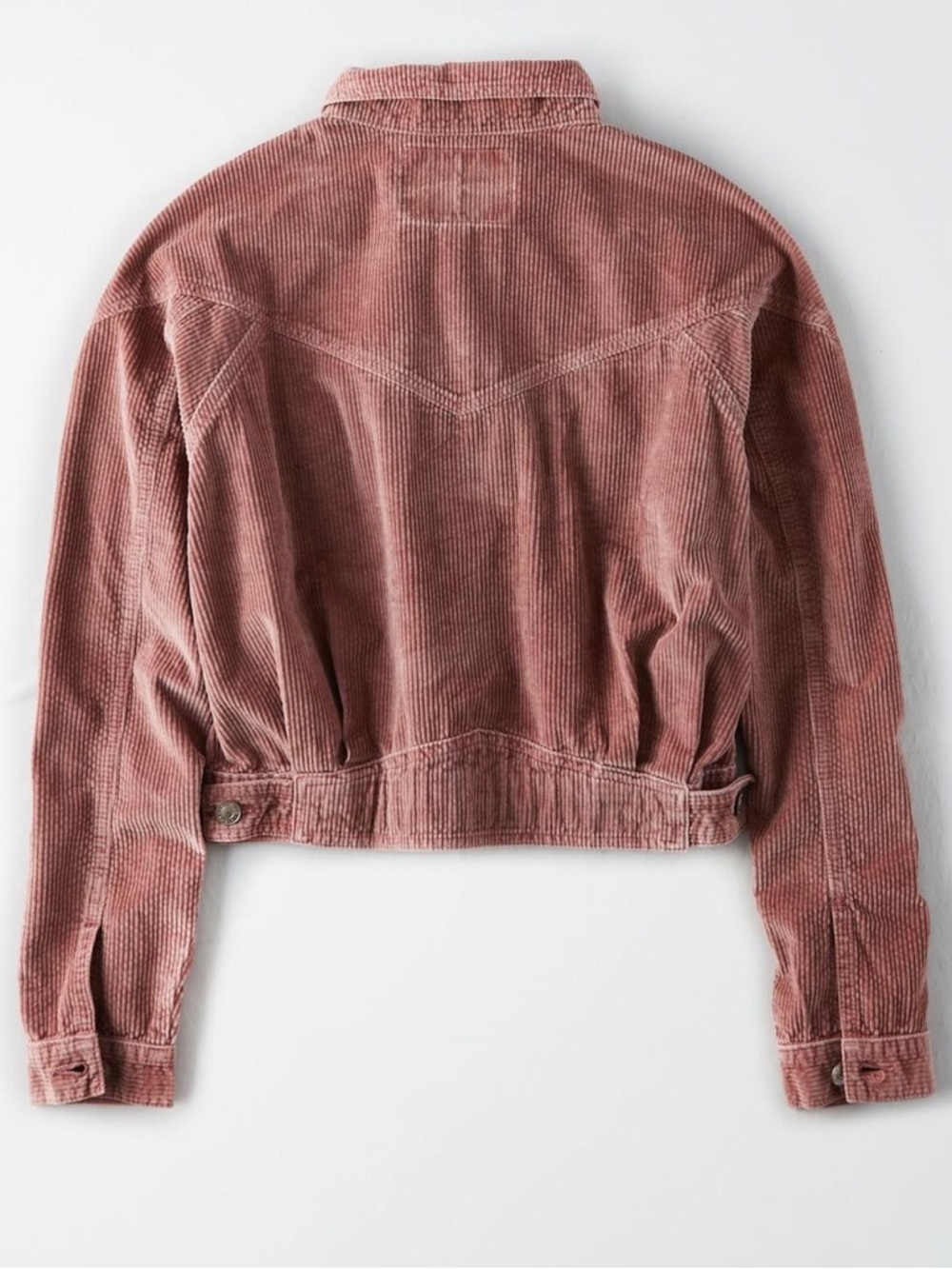 AMERICAN EAGLE WOMEN BROWN CORDUROY TRUCKER JACKET Size M - Picture 2 of 8